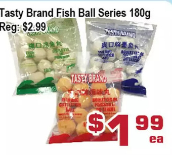Top Food Supermarket Tasty brand fish ball series offer