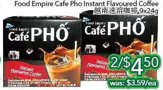 Ample Food Market Food empire cafe pho instant flavoured coffee offer