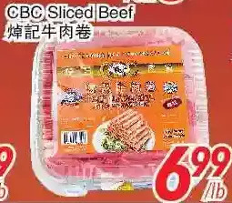 Foody World Cbc sliced beef offer