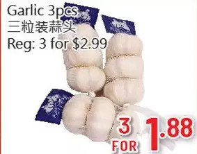 Hong Tai Supermarket Garlic offer