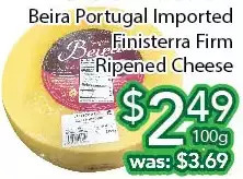 Ample Food Market Beira portugal imported finisterra firm ripened cheese offer