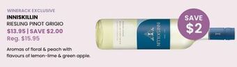 Wine Rack Inniskillin riesling pinot grigio offer