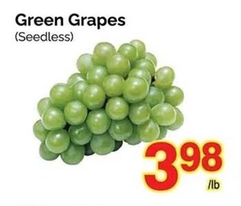 T&T Supermarket Green grapes seedless offer