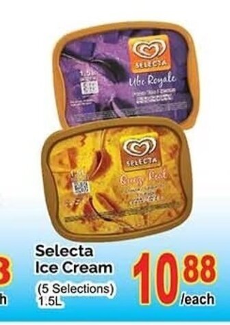 T&T Supermarket Selecta ice cream offer