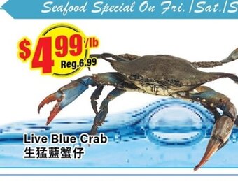 Btrust Supermarket Live blue crab offer