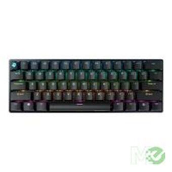 Ghost a1 60% rgb wireless aluminum mechanical gaming keyboard, black w/ cherry mx 