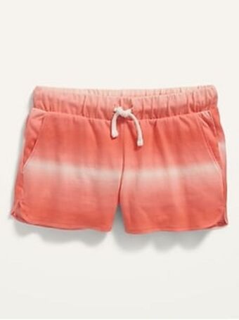 Old Navy Printed jersey-knit dolphin-hem cheer shorts for girls offer