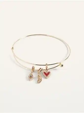 Old Navy Gold-plated charm bracelet for women offer