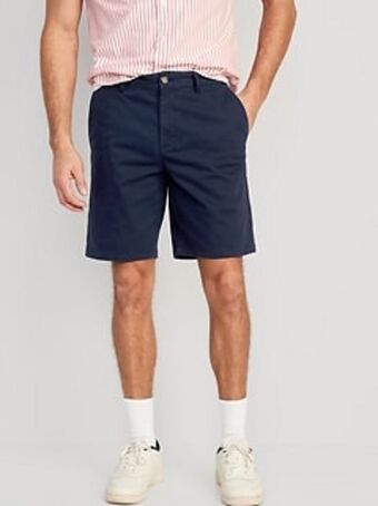Old Navy Slim built-in flex rotation chino shorts for men -- 9-inch inseam offer