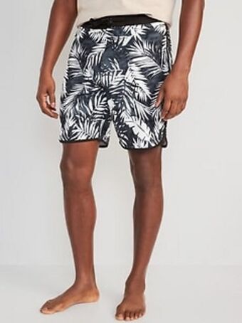 Old Navy Printed built-in flex board shorts for men -- 8-inch inseam offer