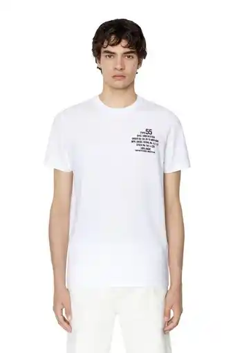 Diesel T-shirt with serial number logo print offer