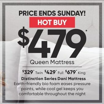 Sleep Country Distinction series dani mattress offer