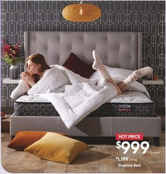 Sleep Country Daphne bed offer
