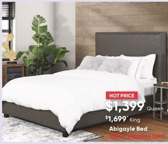 Sleep Country Abigayle bed offer