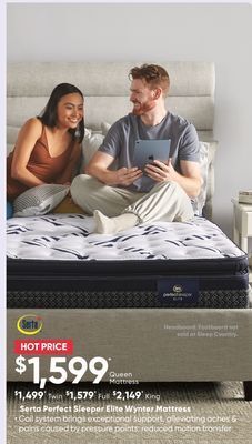 Sleep Country Serta perfect sleeper elite wynter mattress offer