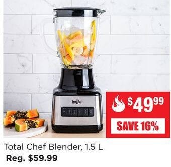 Kitchen Stuff Plus Total chef blender 1.5 l offer