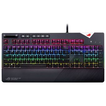 Best Buy Asus rog strix flare backlit mechanical cherry mx red gaming keyboard offer