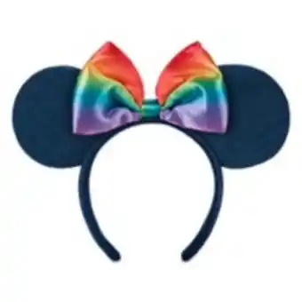 Disney Store Disney pride collection minnie mouse ear headband with bow for adults offer