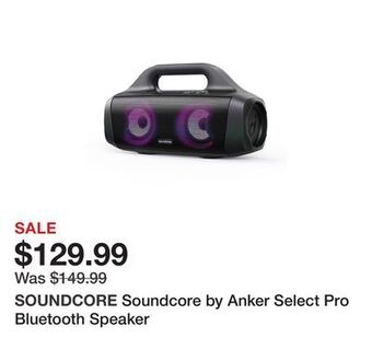 Soundcore by anker select pro bluetooth speaker