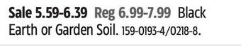 Canadian Tire Golfgreen black earth or garden soil offer