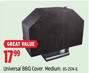 Canadian Tire Universal bbq cover offer