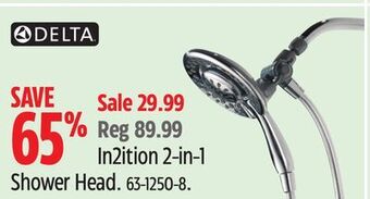 Canadian Tire Delta in2ition 2-in-1 shower head offer