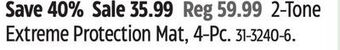 Canadian Tire Michelin 2-tone extreme protection mat, 4-pc offer