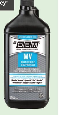 Canadian Tire Oem synthetic atf, power steering and brake fluids offer