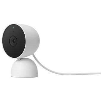 Best Buy Google nest cam wired indoor security camera - snow offer