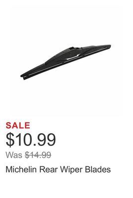 Costco Michelin rear wiper blades offer