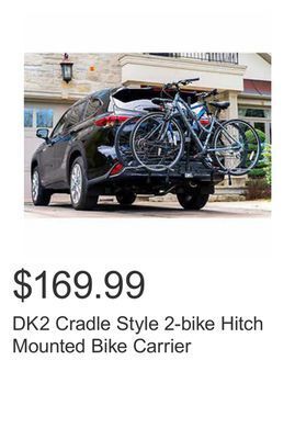 Costco Dk2 cradle style 2-bike hitch mounted bike carrier offer