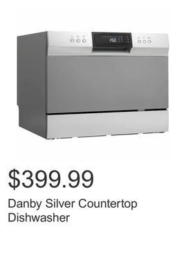Costco Danby silver countertop dishwasher offer