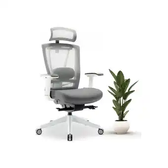 Best Buy Motiongrey cloud mesh series executive ergonomic computer desk home office chair with 4d armrest & lumbar support - white offer