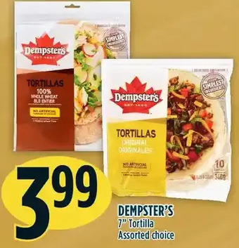 Marché Adonis Dempster's 7 tortilla offer