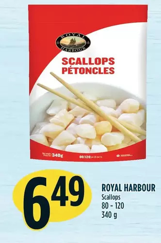 Marché Adonis Royal harbour scallops offer