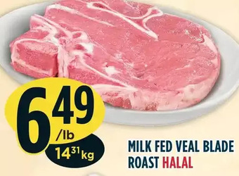 Marché Adonis Milk fed veal blade roast offer