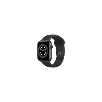 Best Buy Apple watch series 6 (gps + cellular) 44mm space grey aluminum case with black sport band - open box offer