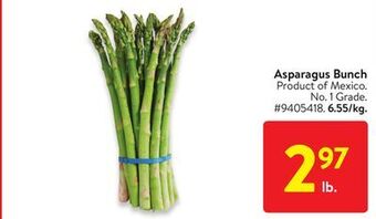 Walmart Asparagus bunch offer