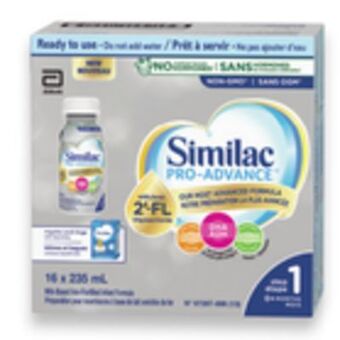 Walmart Similac pro-advance step 1 or 2 ready-to-feed bottles offer