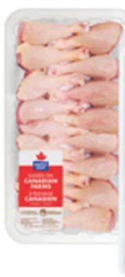 Walmart Maple leaf fresh chicken drumsticks or thighs offer