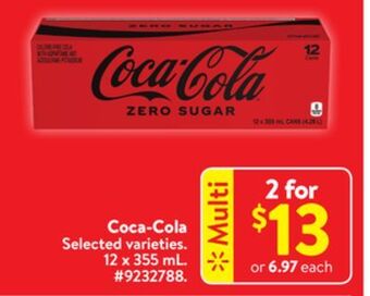 Walmart Coca-cola offer