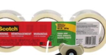 Staples Scotch moving/packaging tape offer