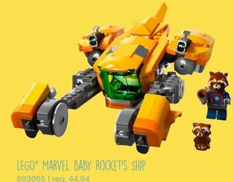 Toys R us Lego® marvel baby rocket's ship offer