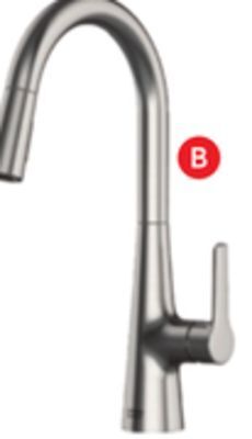 Lowe's American standard calusa pull-down kitchen faucets offer