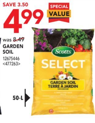 Lowe's Scotts garden soil offer