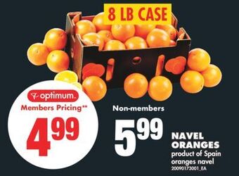 No Frills Navel oranges offer