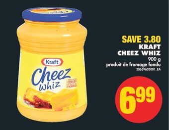 No Frills Kraft cheez whiz, 900 g offer