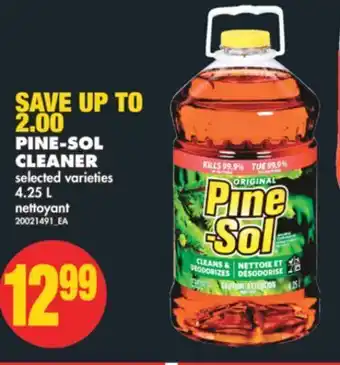 No Frills Pine-sol cleaner, 4.25 l offer