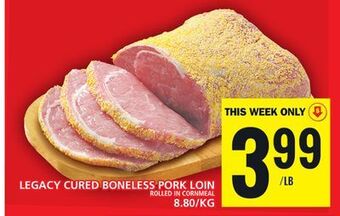 Food Basics Legacy cured boneless pork loin offer