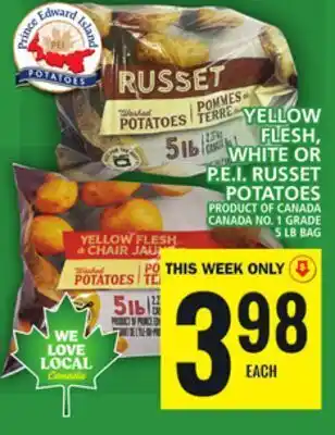 Food Basics Yellow flesh, white or p.e.i. russet potatoes offer